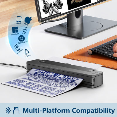 কেনা সিএনসি টি১০৬ পি৮০১১ ট্যাটু স্টেনসিল মেশিন পি৮০০৮ আপগ্রেডিং সেরা ট্যাটু থার্মাল প্রিন্টার অনলাইনে উৎপাদন