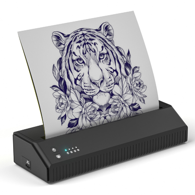 অ্যাপ কন্ট্রোল ট্যাটু ট্রান্সফার মেশিন 2500mAh 203dpi থার্মাল কপিয়ার ট্যাটু